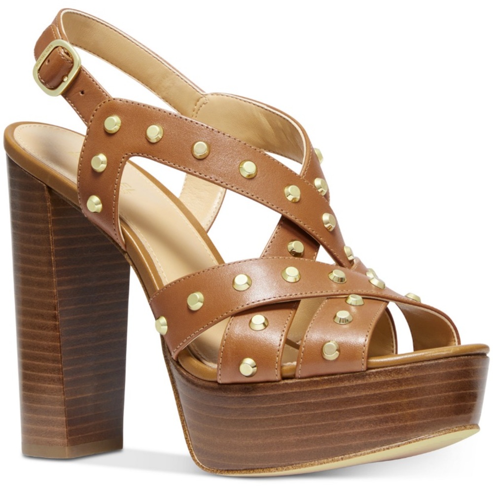 Micheal Kors Austin’s Platforms Leather - Picture 2 of 4